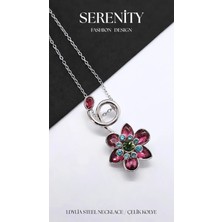 Serenity Ldylia Burgulu Çelik Kolye