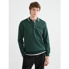 Lc Waikiki Yeni Sezon Polo Yaka Kalın Erkek Sweatshirt