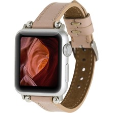 BloominBag Avılla Cream Bisque Deri Apple Watch Band (44/45/46/49MM)