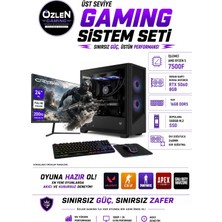 Özlen X26 RYZEN 5 7500F RTX 5060 8GB 16GB DDR5 RAM 500GB M.2 SSD 24'' Full HD 200Hz Oyuncu Bilgisayarı