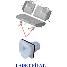 Arka Koltuk Altı Klips Segman Peugeot 2008 20- C4 x 23- 301 C-Elysee 17-