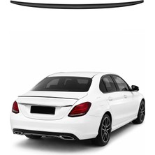 Omac Mercedes C W205 2014-2020 Arası Uyumlu Araca Özel Bagaj Spoileri Piano Siyah 1 Parça