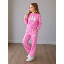 Yiğit Butik Kız Çocuk Süzene Işlemeli Bisiklet Yaka Alt Üst Takım