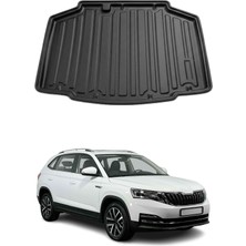 Omac Skoda Kamiq 2020+ Uyumlu Araca Özel Kauçuk Tpe Bagaj Havuzu Siyah