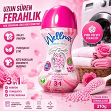 Trendhane 210 g Granül Çamaşır Parfümü Pink Velvet 3’ü 1 Arada Kalıcı Koku Yumuşatıcı Etki 120 Yıkama