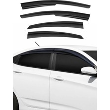 Omac Hyundai Accent Blue Sedan 2011-2018 Uyumlu Araca Özel Sport Style Akrilik Cam Rüzgarlığı Koyu 4parça