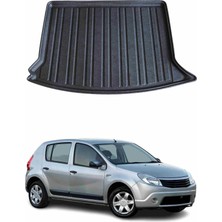 Omac Dacia Sandero I 2008-2012 Arası Uyumlu Araca Özel Kauçuk Tpe Bagaj Havuzu Siyah