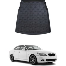 Omac Bmw 5 Serisi E60 2003-2009 Arası Uyumlu Araca Özel Kauçuk Tpe Bagaj Havuzu Siyah