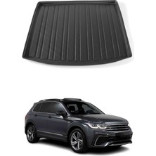 Omac Vw Tiguan 2016+ Uyumlu Araca Özel Kauçuk Tpe Bagaj Havuzu Siyah Üst Kademe Için