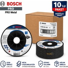 Bosch Pro 115X6 mm Metal Taşlama Taşı 10'lu Avantajlı Paket 2608603181