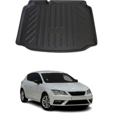 Omac Seat Leon Hb 2013-2020 Arası Uyumlu Araca Özel Kauçuk Tpe Bagaj Havuzu Siyah