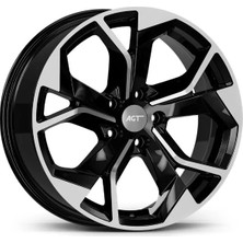 Agt 5 112 19 8.5 ET35 CH66.5 19252 Matt Black Diamond
