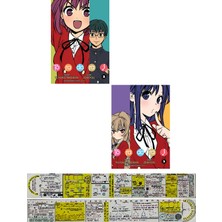 Kayıp Kıta Yayınları Toradora 2-3. Ciltler Manga Seti + Özel Cetvel