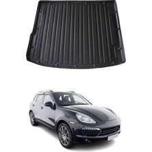 Omac Porsche Cayenne 2011-2017 Arası Uyumlu Araca Özel Kauçuk Tpe Bagaj Havuzu Siyah