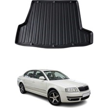 Omac Skoda Super B Sedan 2003-2007 Arası Uyumlu Araca Özel Kauçuk Tpe Bagaj Havuzu Siyah