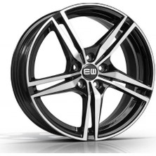 Elit Wheels 5 108 19 8.5 ET40 CH63.4 EW11-8519 Black Dıamond Jant Takımı