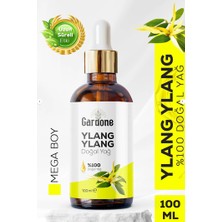 Gardone Ylang Ylang Yağı 100 ml Soğuk Sıkım Cilt Bakımı Için %100 Doğal Damla