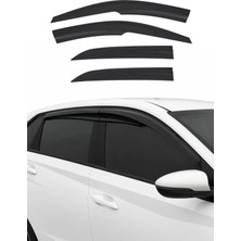 Omac Hyundai I20 Hatchback 2015-2020 Uyumlu Araca Özel Sport Style Akrilik Cam Rüzgarlığı Koyu 4 Parça