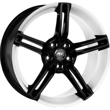 5 100 17 7.5 ET35 CH57.1 Rc 1186 Black White Taycan Jant