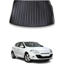 Omac Renault Megane 3 Hb 2009-2016 Arası Uyumlu Araca Özel Kauçuk Tpe Bagaj Havuzu Siyah