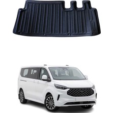 Omac Ford Custom 8+1 2024+ Uyumlu Araca Özel Kauçuk Tpe Bagaj Havuzu Siyah