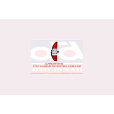 Mars Zengezur Stop Lambasi Sol Duysuz [ Fiat Doblo 2002-2004 ]