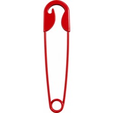 Fugo Kadın Saç Tokası Iğne Toka Çengelli Toka Saç Aksesuarı Kırmızı 14 cm