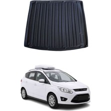 Omac Ford Grand C-Max 7 Koltuklu 2011+ Uyumlu Araca Özel Kauçuk Tpe Bagaj Havuzu Siyah
