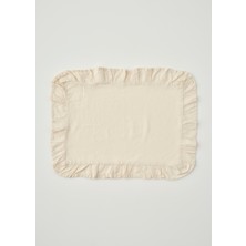 Bella Maison %100 Pamuk Elegance Fırfırlı Amerikan Servis Ekru (35X45 Cm)