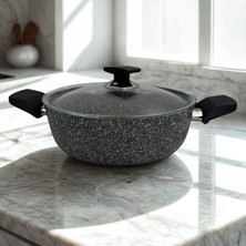 Vivaldi Granit Basık Tencere 28 cm