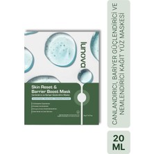 Lunova Kağıt Maske | Canlandırıcı, Bariyer Güçlendirici ve Yoğun Nemlendirici Milk Therapy Serisi Maske 20 ml (1 Adet)