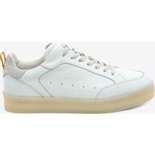 Greyder Erkek Beyaz Hakiki Deri Sneaker Ayakkabı 5Y1SA18520
