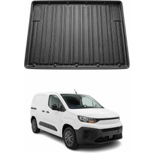 Omac Citroen Berlingo 2019-2026 Uyumlu Araca Özel Kauçuk TPE Bagaj Havuzu Siyah Koltuklu için