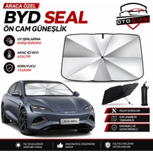 OtoÇizgi Byd Seal Şemsiye Tip Ön Cam Güneşliği Katlanabilir Uv Korumalı Araç Cam Güneşlik