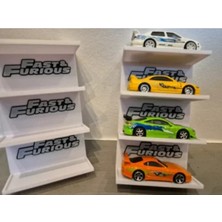 Belirtilmemiş "fast & Furious" Yazılı 1:24 Ölçek Üçlü Set Araç Standı