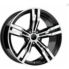 RC 5 112 19 8.5-9.5 ET30-40 Ön-Arka CH72.6 DY1839 Black Diamond Style 648 Bmw Jant