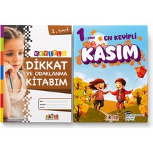 Kaliteli Eğitim Yayınları Keyifli Eğitim Yayınları 1. Sınıf En Keyifli Kasım + Dikkat ve Odaklanma Kitabım 2 Kitap Seti – Okuma Yazma Dikkat Zeka Etkinlikleri
