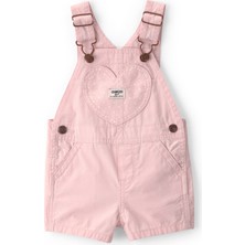 Oshkosh Kız Bebek Salopet Şort 6 Ay-24 Ay Pembe