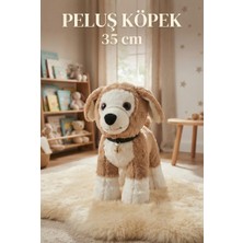 Farbu Oyuncak Cesur Köpek 35CM Sevimli Konforlu: Peluş Uyku Yastığı ve Sarılma Arkadaşı Dekoratif Oyuncak