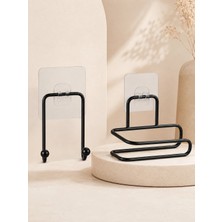Beruflic Banyo ve Mutfak Için Yapışkanlı Havlu Askılığı ve Rulo Kağıt Tutucu Set