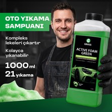 Grass Active Foam Green 1 L Aktif Köpük Oto Şampuanı – Fırçasız Ön Yıkama için Renkli Yoğun Köpük