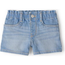 Oshkosh Küçük Kız Çocuk Denim Şort 2 Yaş-5 Yaş Mavi