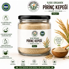 Anadolunun Özü %100 Organik Pirinç Kepeği 120 G | Cilt Bakımı Için | Doğal Yüz Maskesi (24 Kullanım)