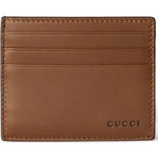 Gucci Kahverengi Deri Kartlık