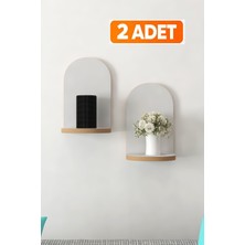Modadiyos Dekoratif Duvar Rafı 25X 17 x 12 (2 Adet ) Raf