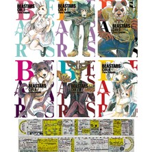 Kayıp Kıta Yayınları Beastars 3-4-5-6-7-8. Ciltler Manga Seti + Özel Cetvel