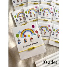 Toka Sepetim Okula Hoşgeldin Hediyesi Gülen Yüz Bileklik 10 Adet