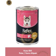 Reflex Plus Pate Et Parçacıklı Kuzu Etli Yavru Köpek Konserve Maması 400 gr