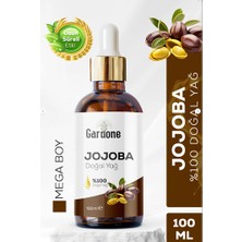 Gardone Jojoba Yağı 100 ml Soğuk Sıkım Saf ve Doğal Cilt Bakımı Için Etkili Damla