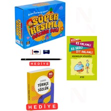 Yuva Yayınları Süper Resimli Türkçe Resimli Ingilizce Resimli Atasözleri ve Deyimler 3 Kitap Kutulu Set-Resimli Eş Anlamlı Eş Sesli Zıt Anlamlı Kelimeler Sözlüğü Ilkokul Türkçe Sözlük Hediyeli Kalem Seti Hediyeli
